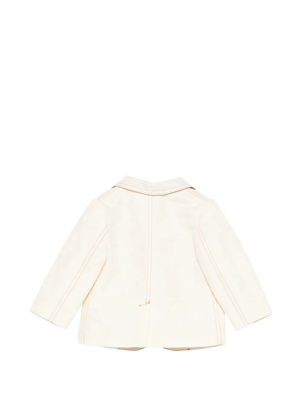  Etro Kids Buttoned Logo-embroidered Blazer - Neutrals 