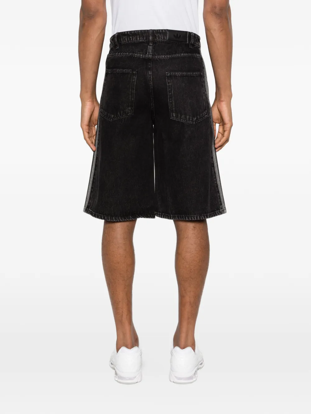 adidas Gestreepte shorts Zwart