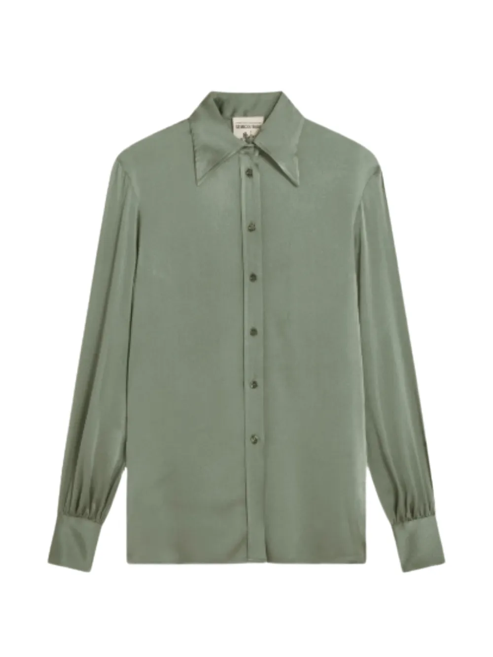 Semicouture tie-fastening shirt - Verde