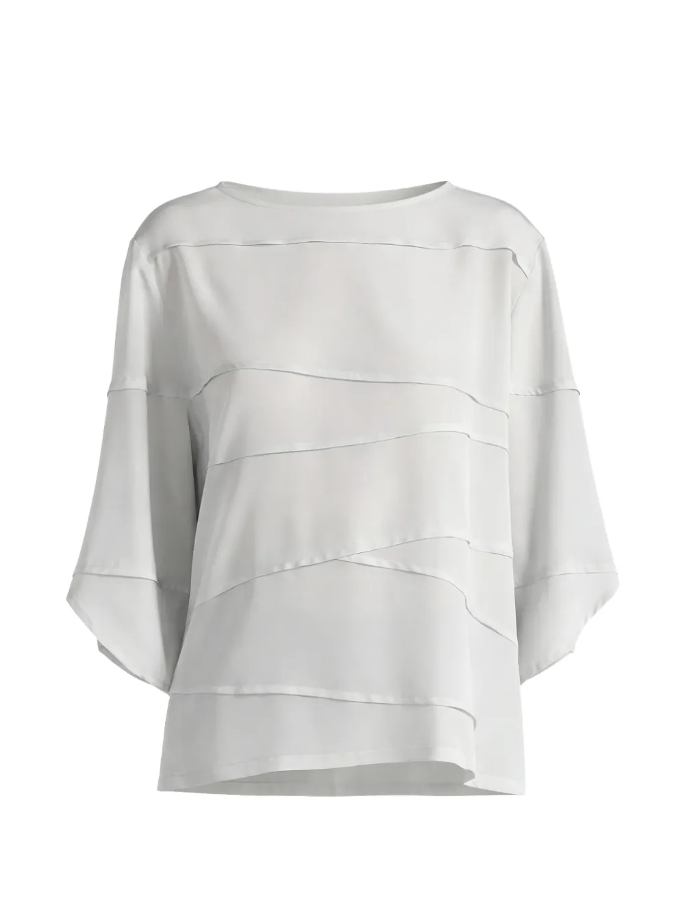 Liviana Conti Iris short-sleeve blouse - Grigio