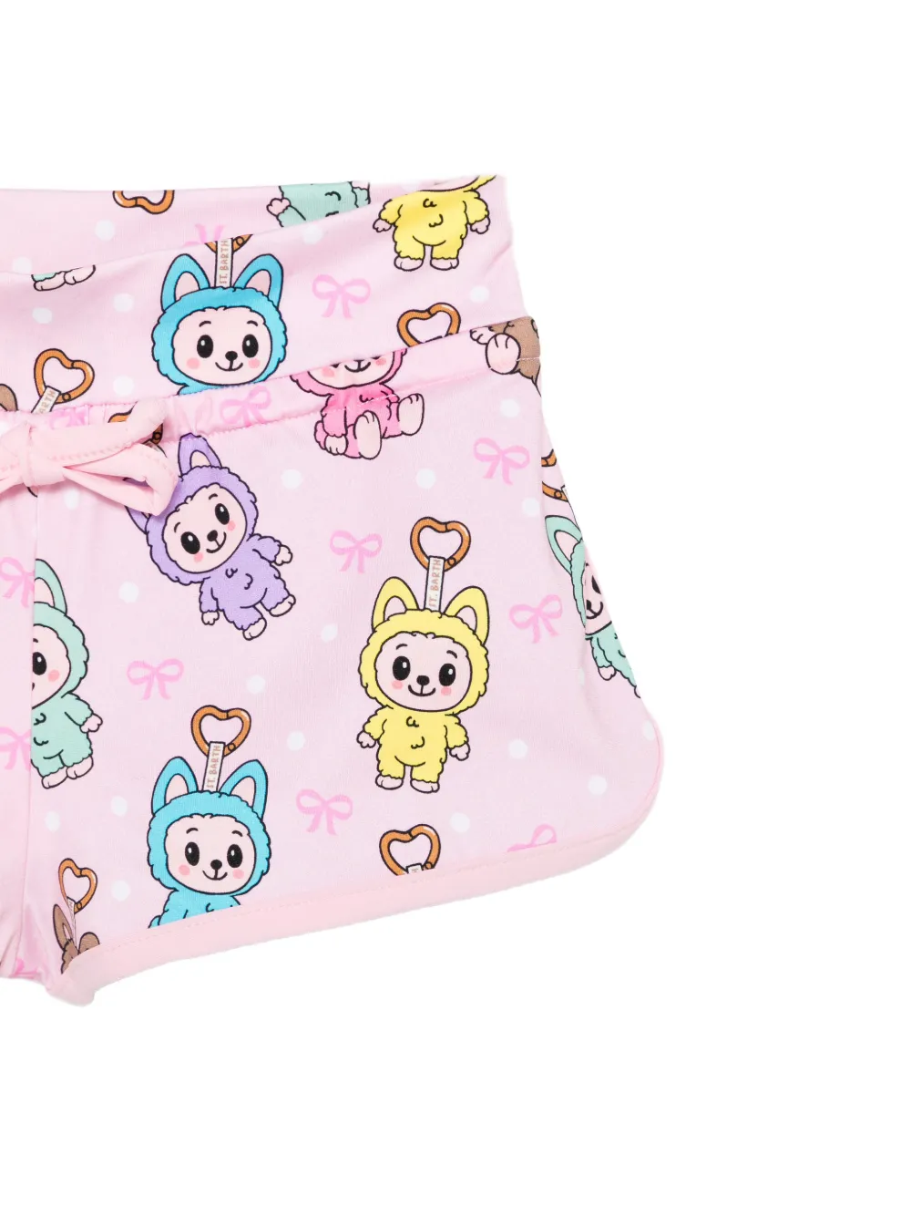  Mc2 Saint Barth Kids Coco Cartoon-print Bikini Bottoms - Pink 