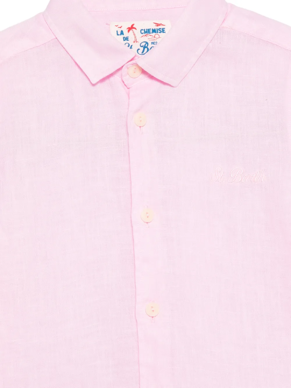 Mc2 Saint Barth Kids Long-sleeve Shirt - Pink 