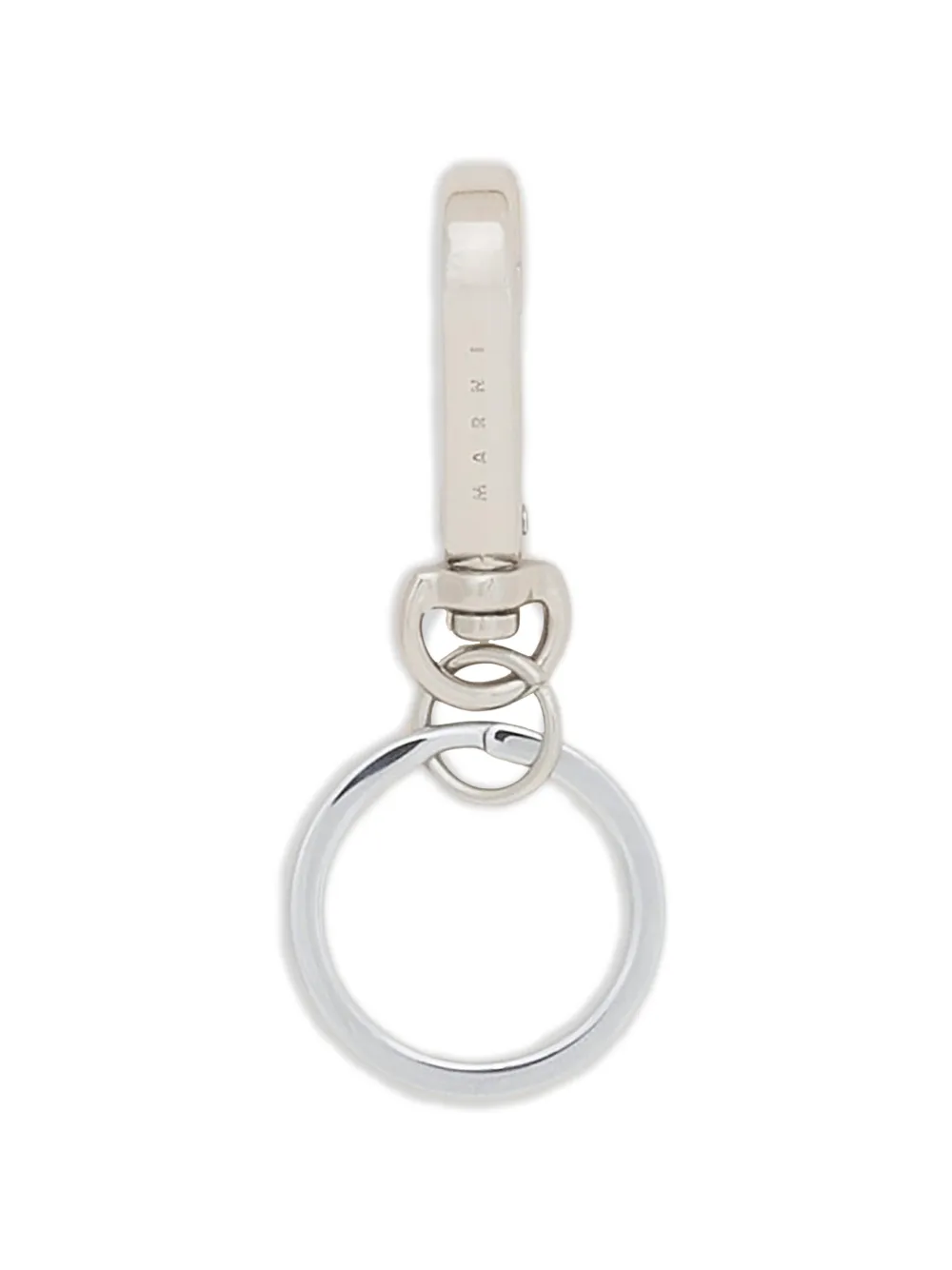 Marni engraved keyring - Argento