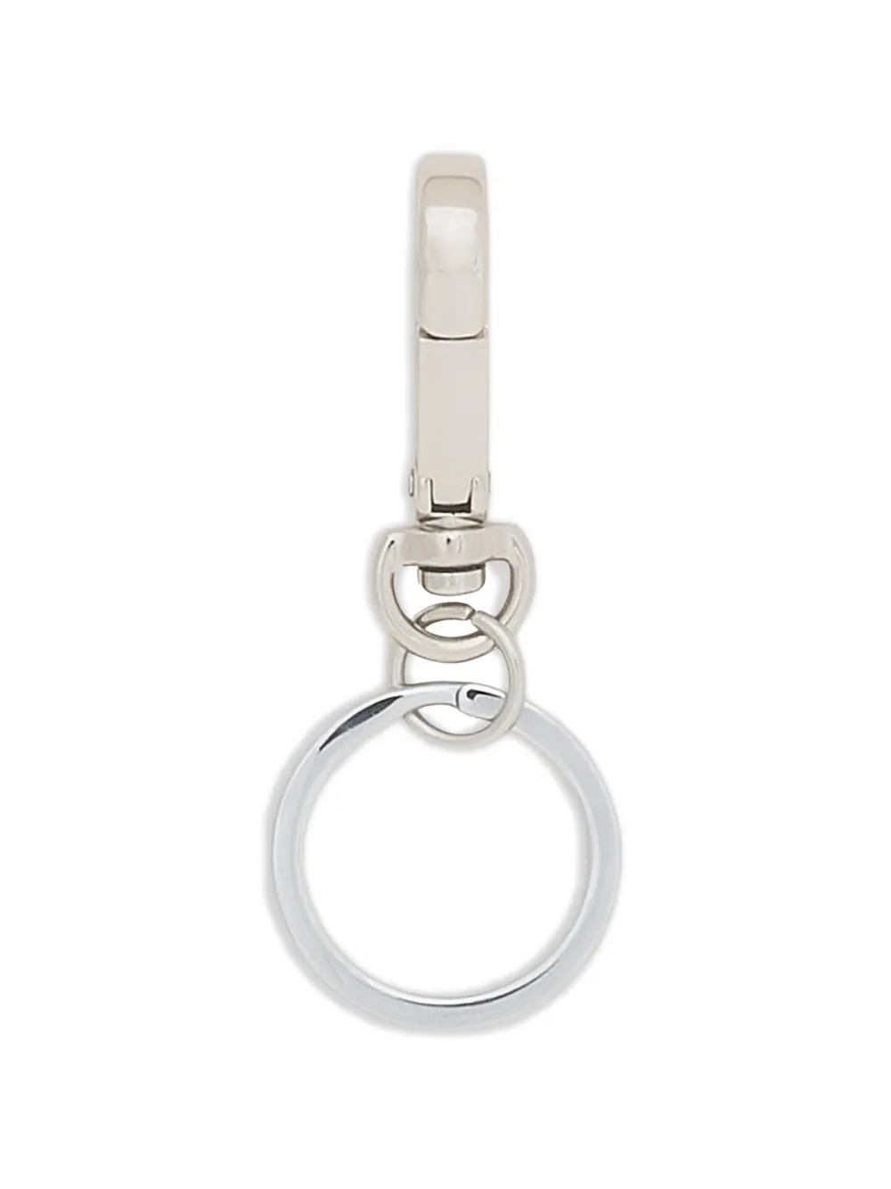  Marni Engraved Keyring - Silver 