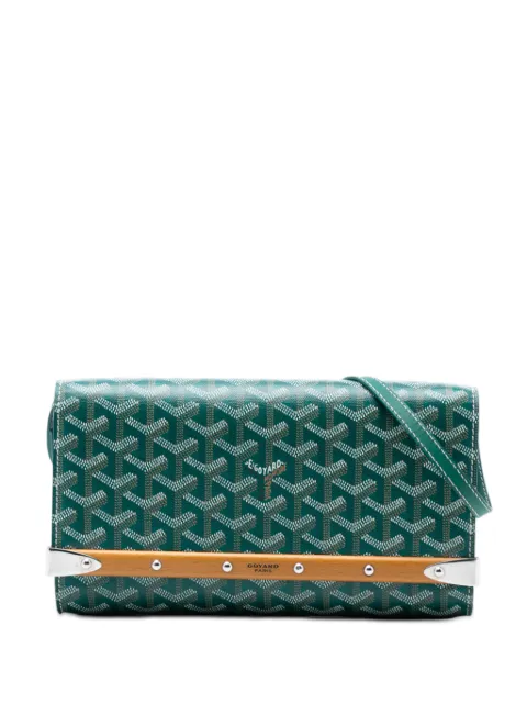Goyard Pre-Owned 2020 Goyardine Monte Carlo Bois Clutch with Strap crossbody bag