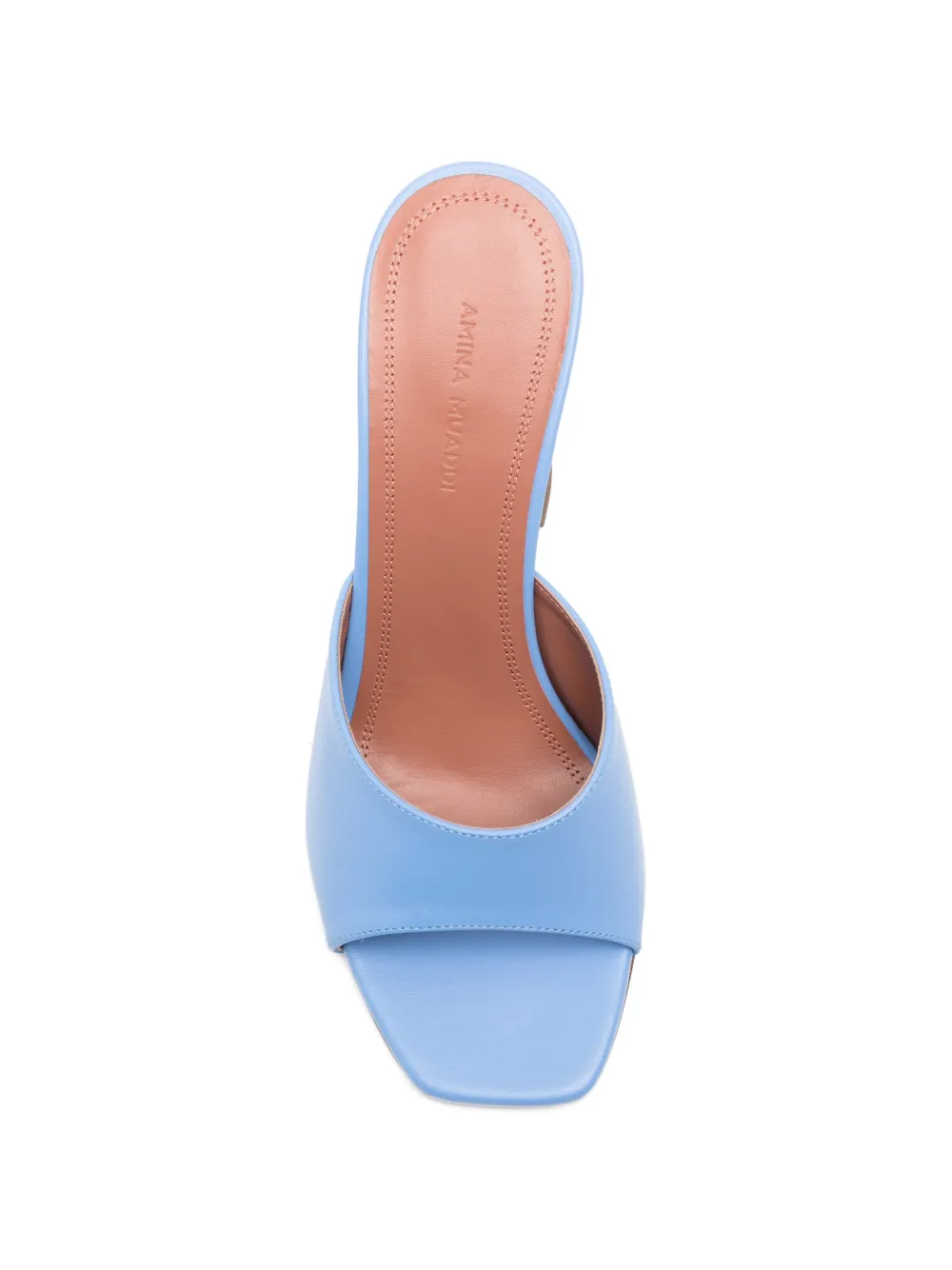 Amina Muaddi Lupita pumps met vierkante neus Blauw