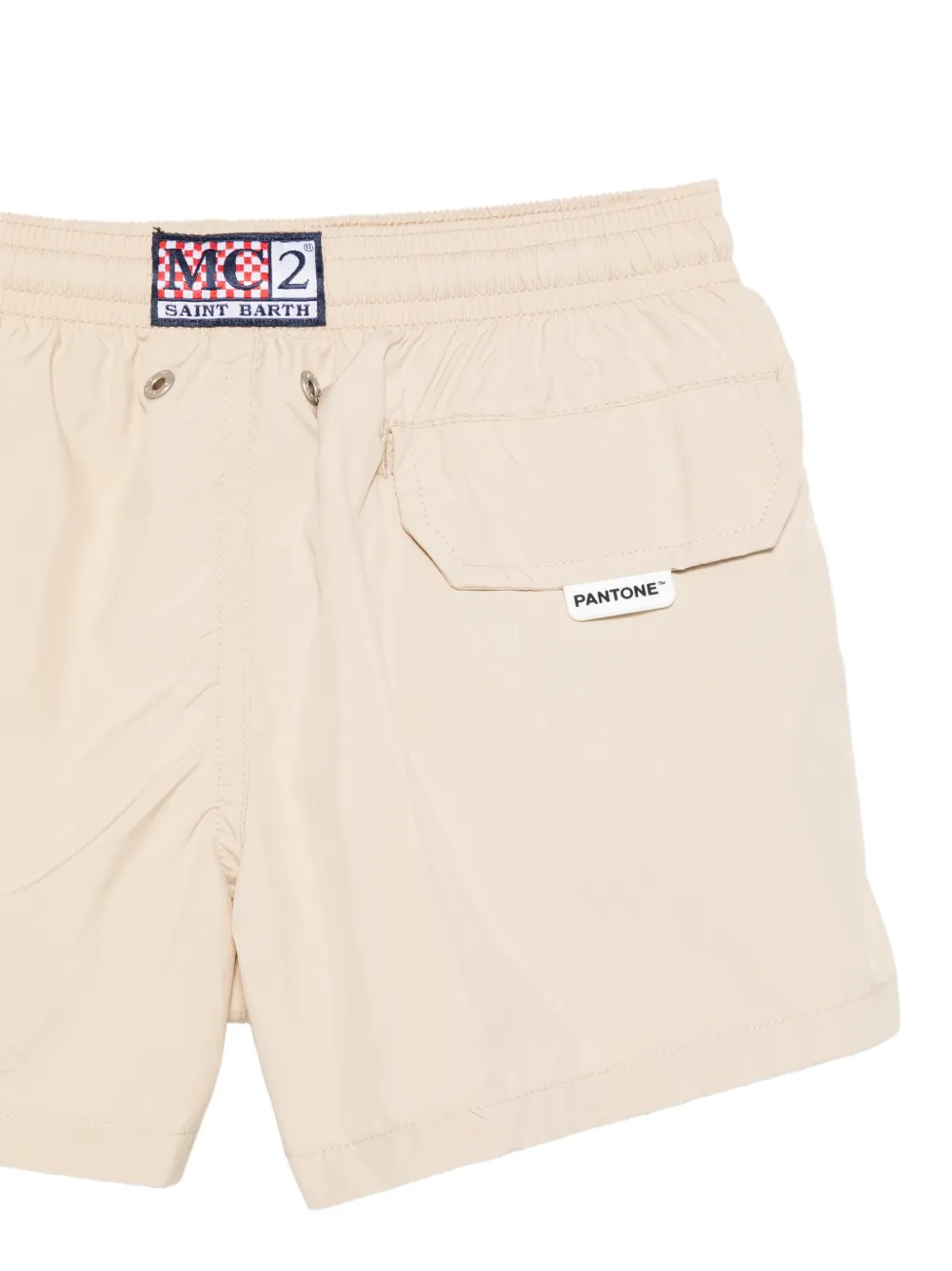MC2 Saint Barth Kids Zwembroek met trekkoord Beige