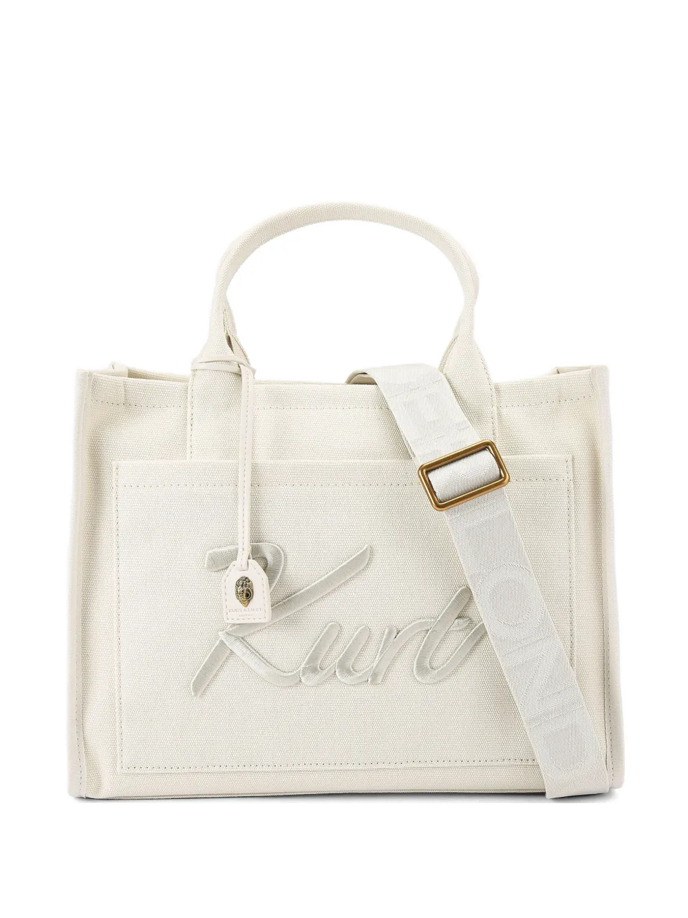 Kurt Geiger London Kurt embroidered tote bag - Toni neutri