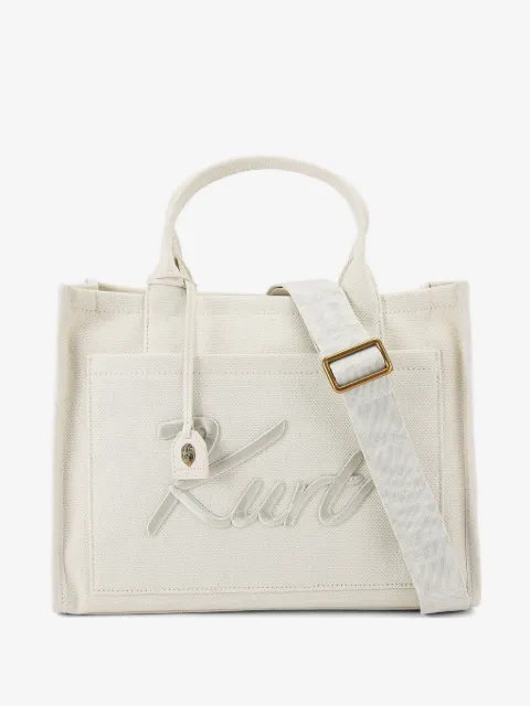 Kurt Geiger London Kurt embroidered tote bag