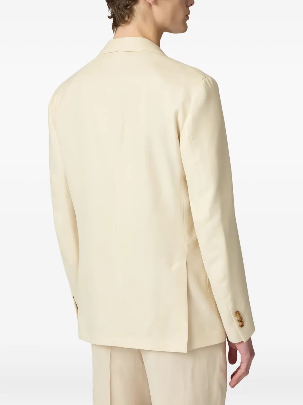 Lardini Blazer met enkele rij knopen Beige