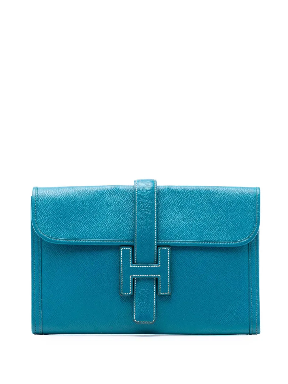 Hermès Pre-Owned 2013 Epsom Jige 29 clutch bag - Blu