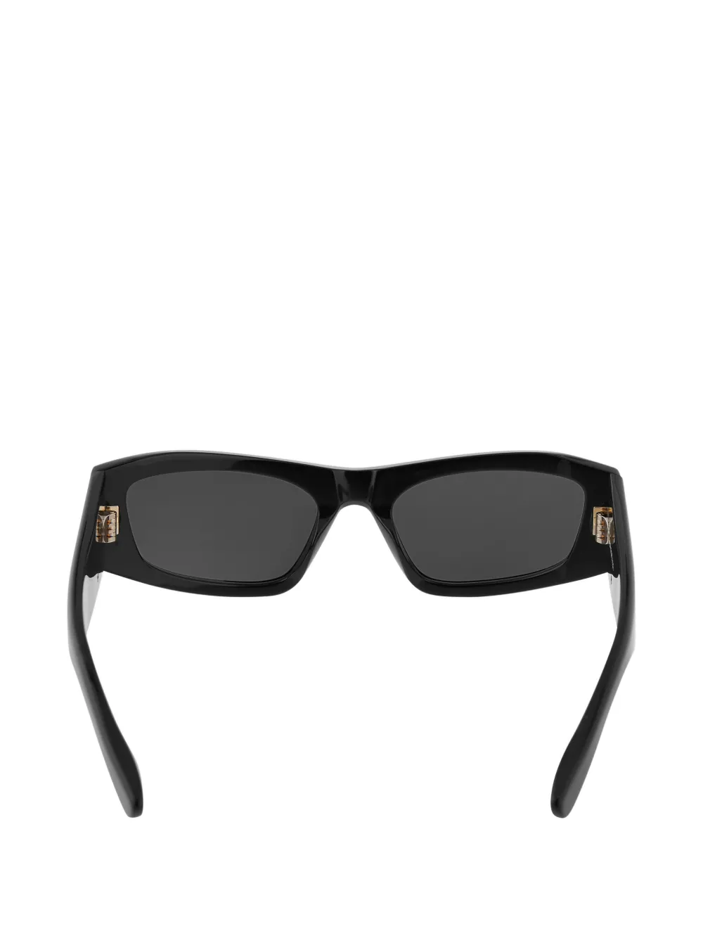 Balenciaga Eyewear Nano zonnebril met rechthoekig montuur Zwart