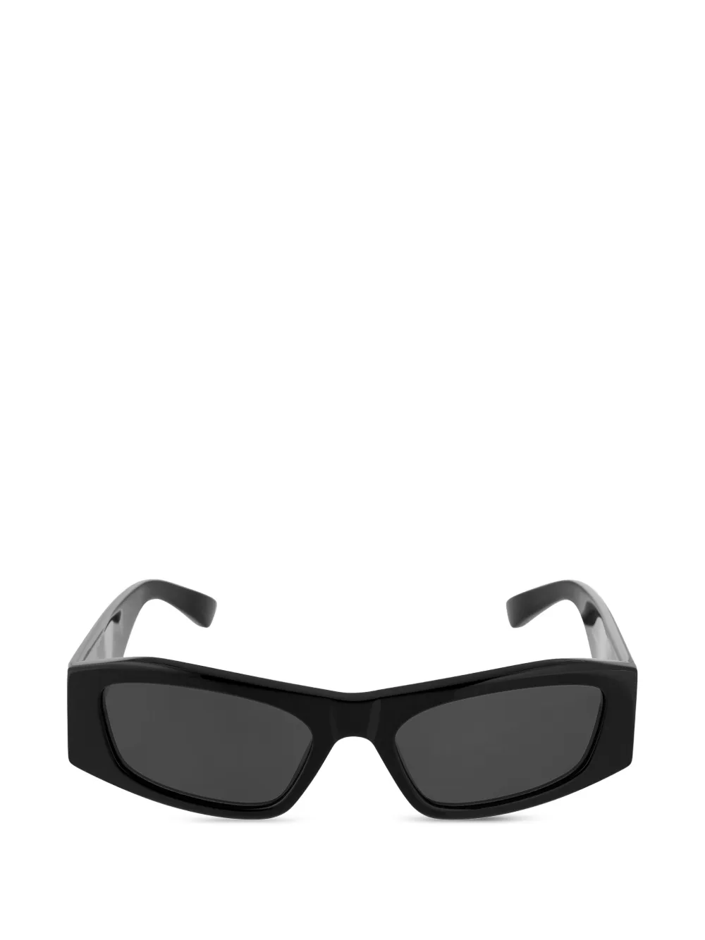 Balenciaga Eyewear Nano rectangular logo-detail sunglasses - Nero