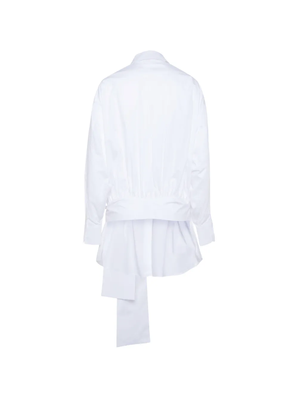 Tela Shirt met gestrikte taille Wit