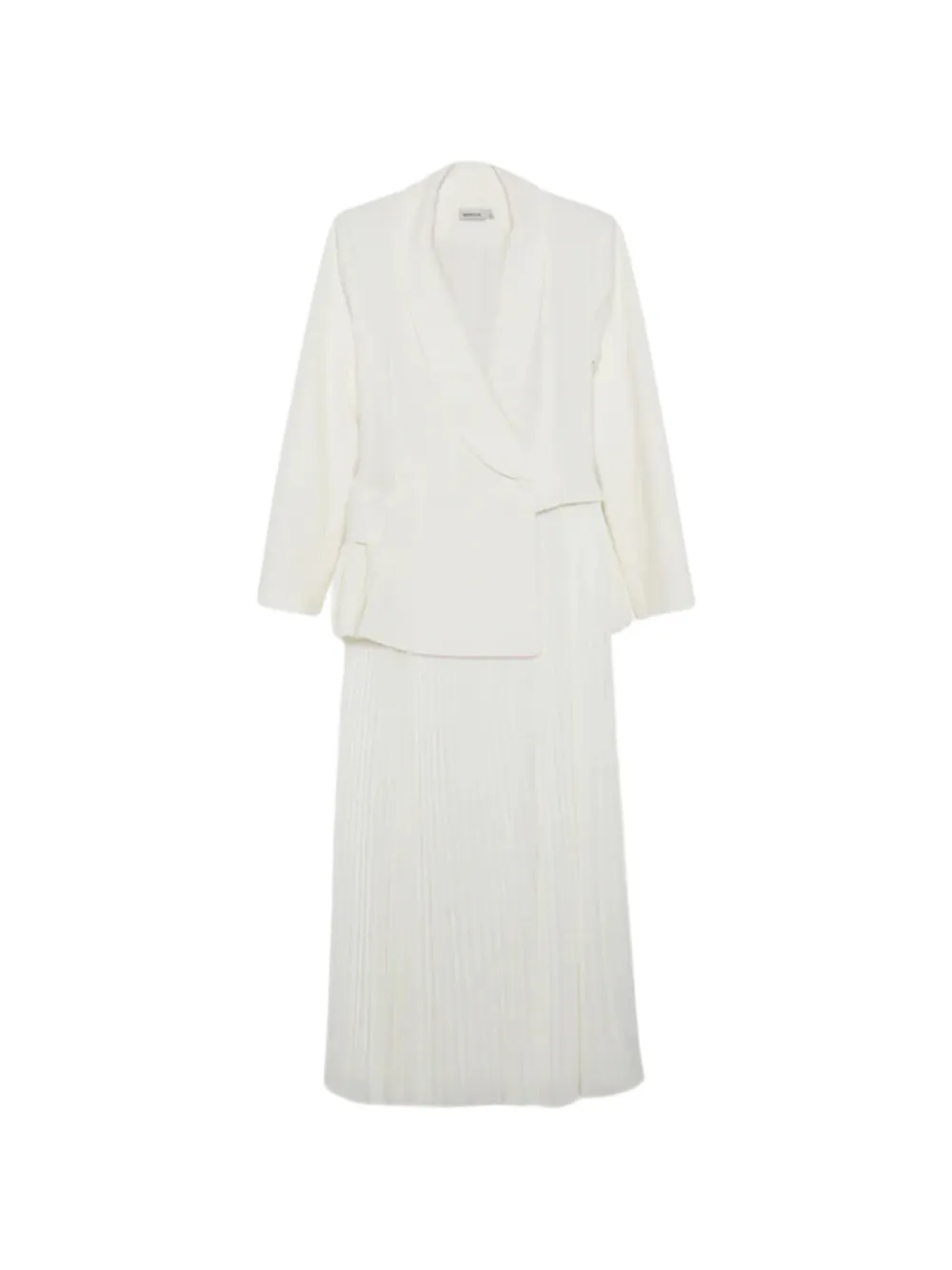 Simkhai Alexandra pleated blazer dress - Bianco