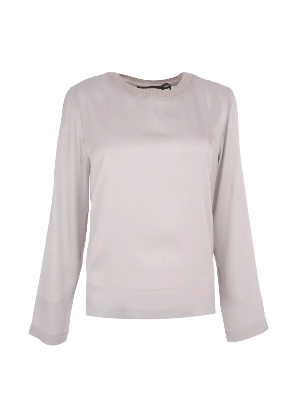 Lorena Antoniazzi metallic-trim long-sleeve T-shirt