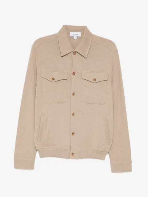 Lardini cotton shirt jacket