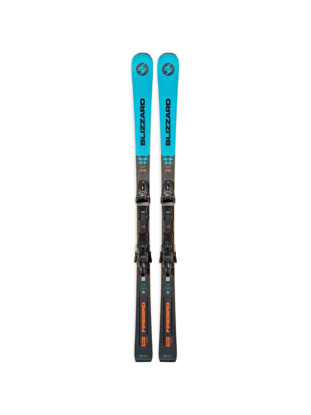 BLIZZARD Firebird 76 Rs Ti + Xcell12 graphic-print skis - Schwarz