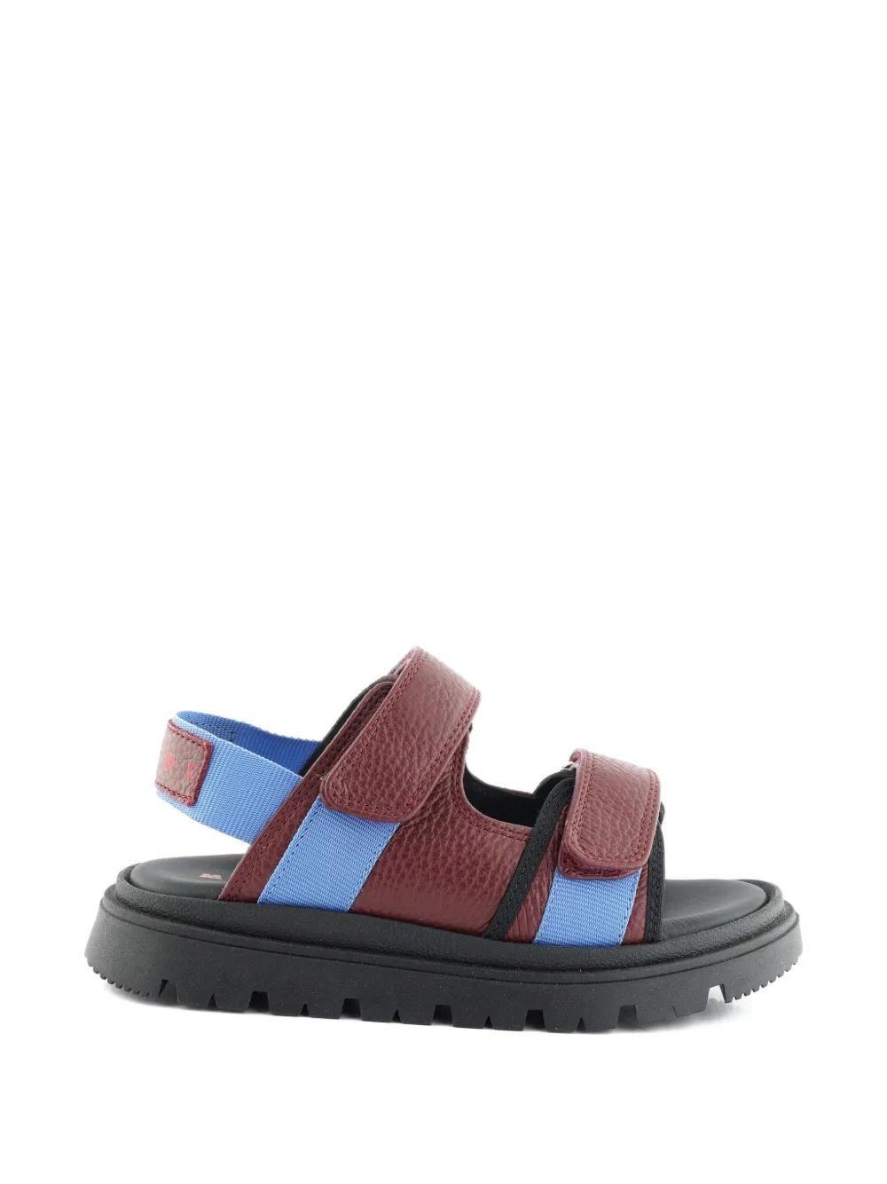 Marni Kids Sandalen met logobandje Rood