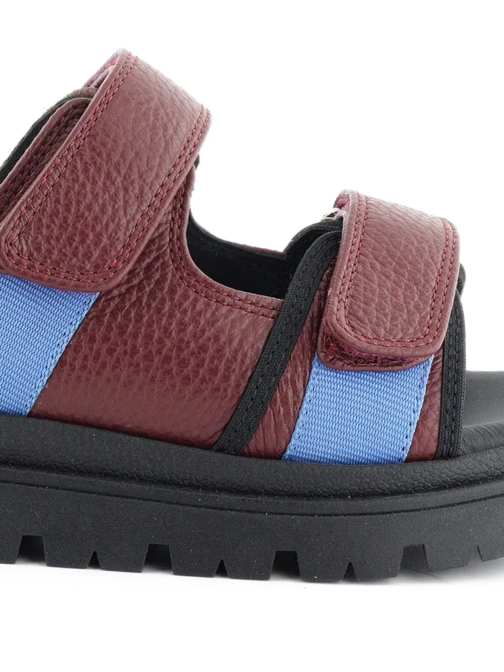  Marni Kids Logo Strap Sandals - Red 