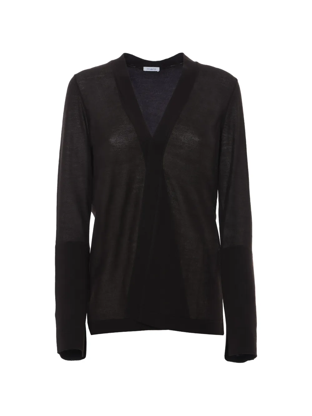 Malo V-neck cardigan - Nero