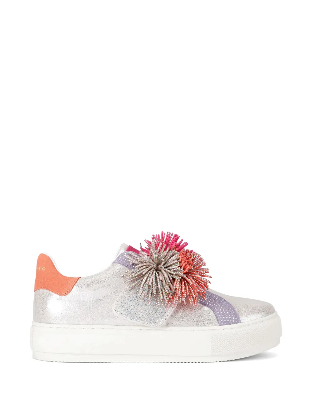Kurt Geiger London Laney Pom Pom Sneakers - Silber