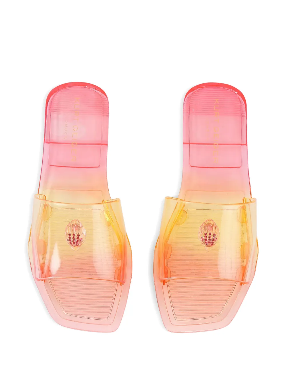 Kurt Geiger London Maddison sandalen met adelaarshoofd Roze