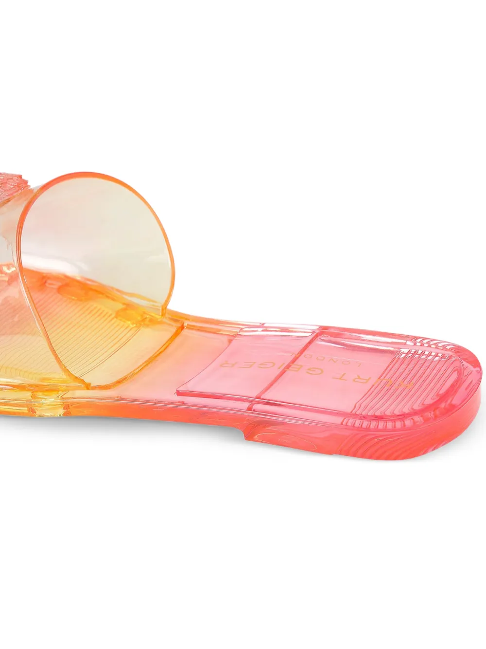 Kurt Geiger London Maddison sandalen met adelaarshoofd Roze