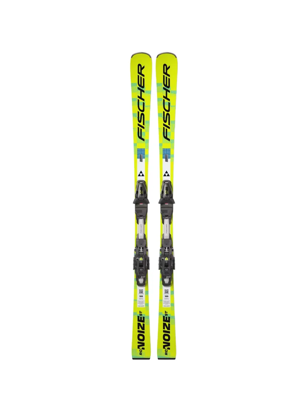 FISCHER Rc4 Noize St triangle-patterned skis - Giallo