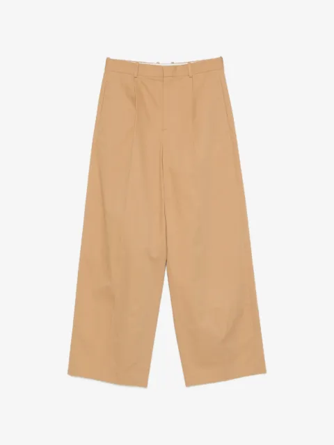 LOEWE belt-loop pleated trousers