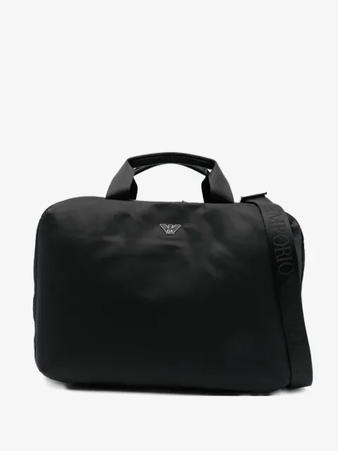 Emporio Armani Mala com placa de logo