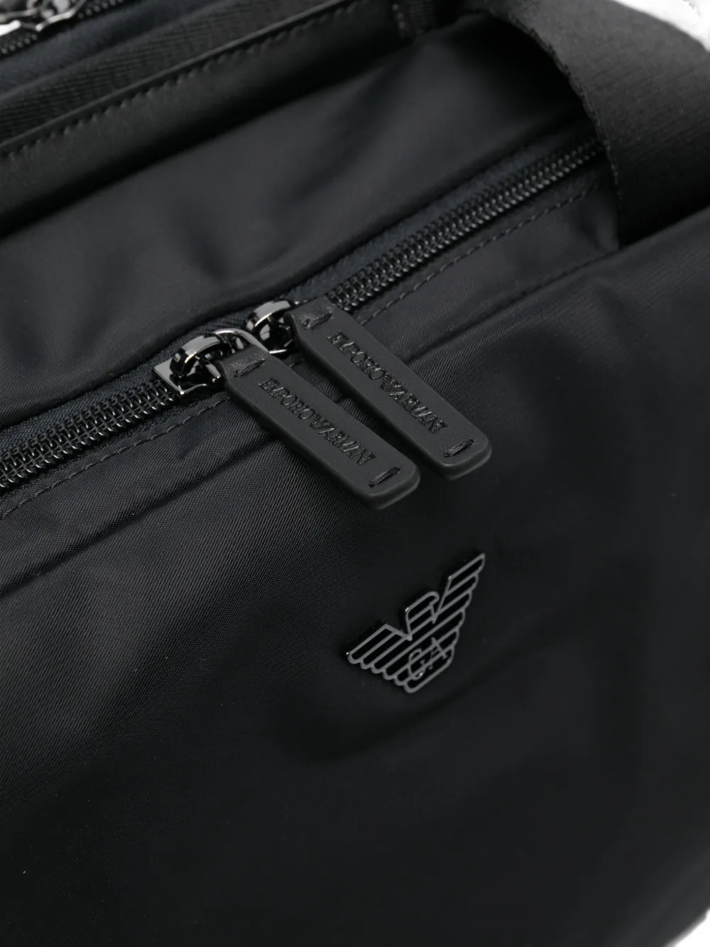 Emporio Armani Reistas met logoplakkaat Zwart