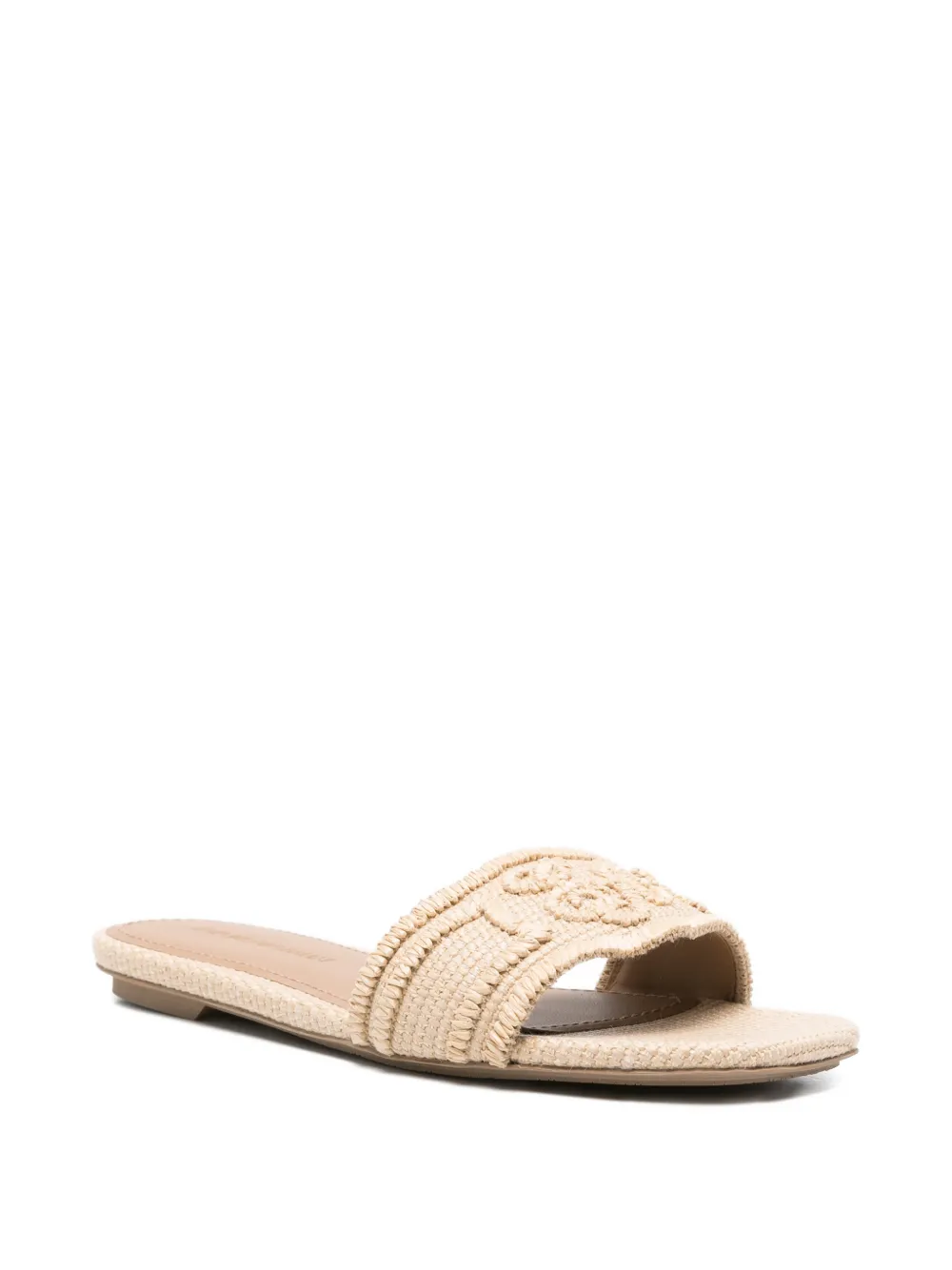 Emporio Armani Geweven sandalen Beige