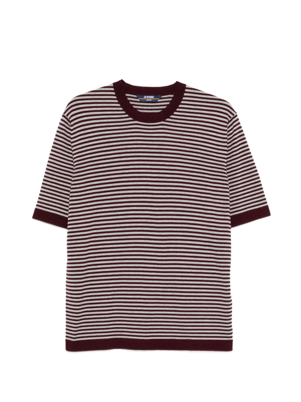 K-Way striped T-shirt - Rosso