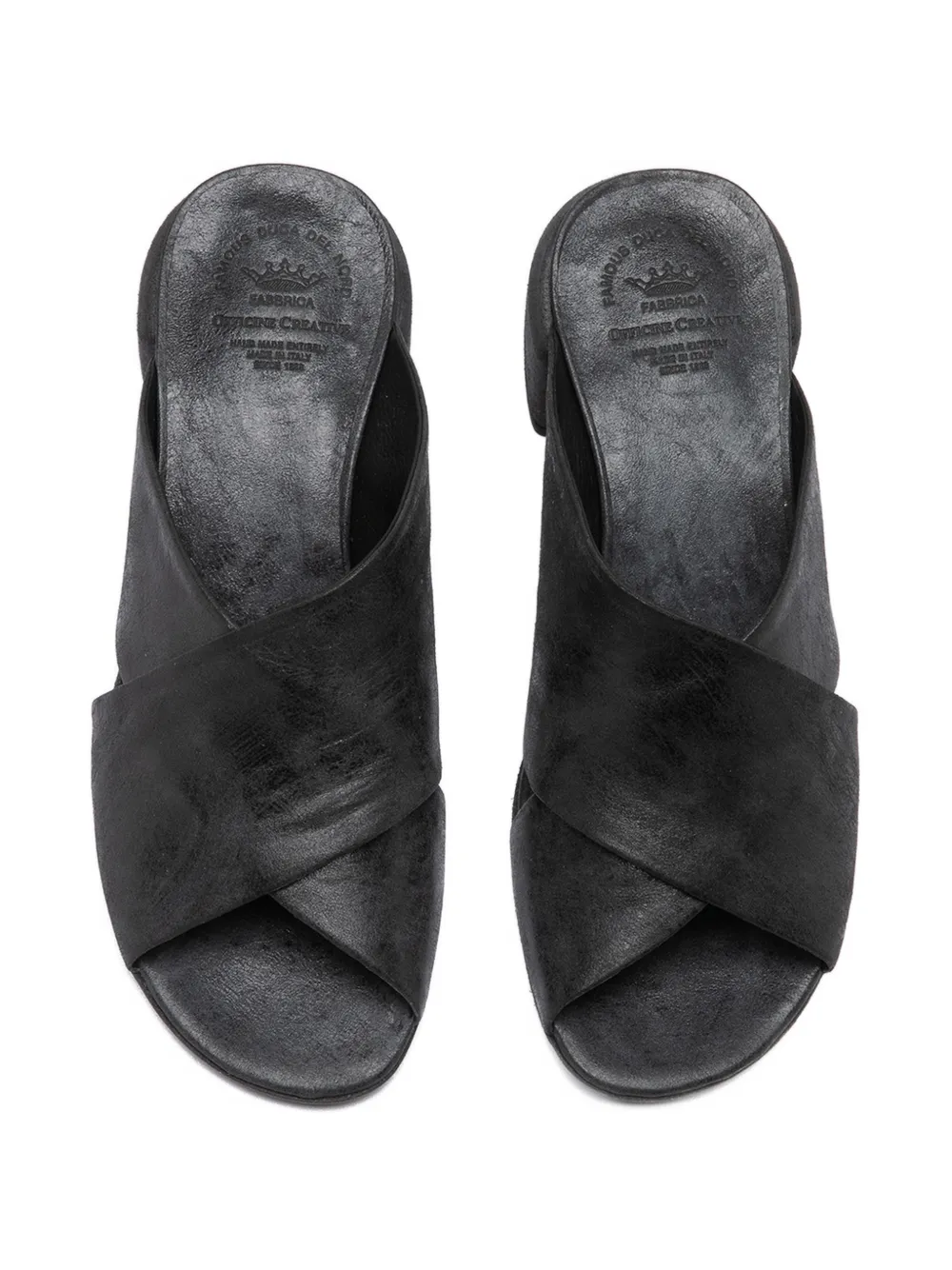 Officine Creative Hadry 007 heeled sandals Zwart