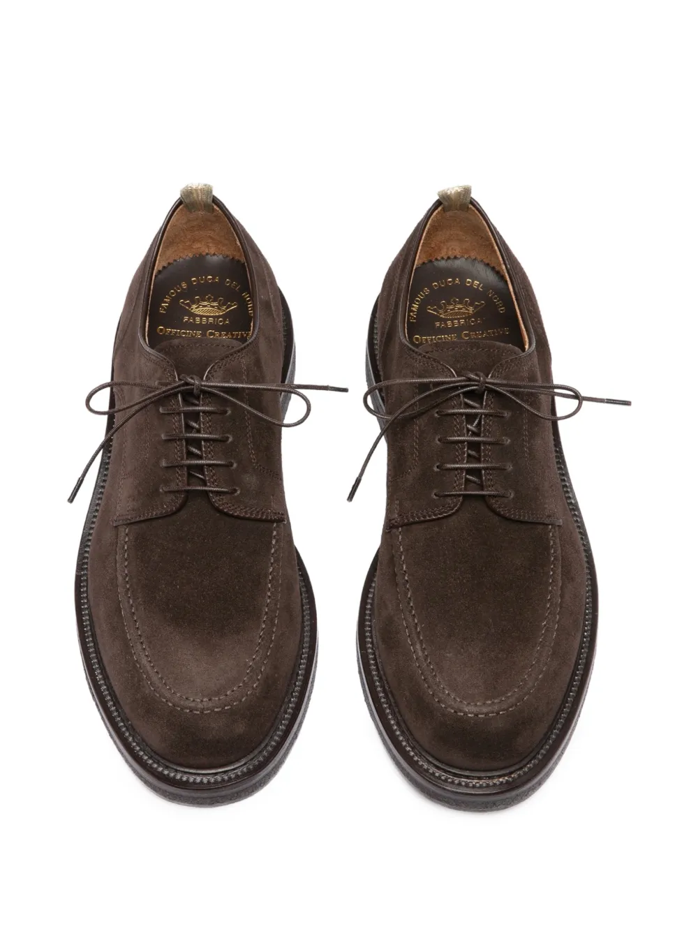 Officine Creative Aston Crepe 003 derby schoenen Bruin