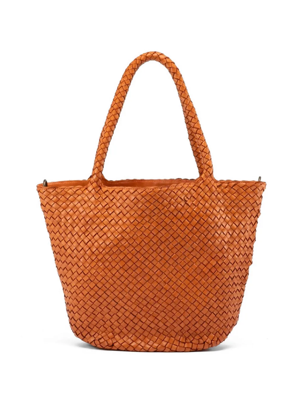  Officine Creative Oc Class 072 Woven Leather Bag - Orange 