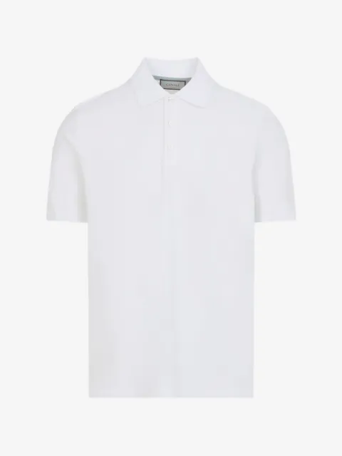 Canali buttoned polo shirt