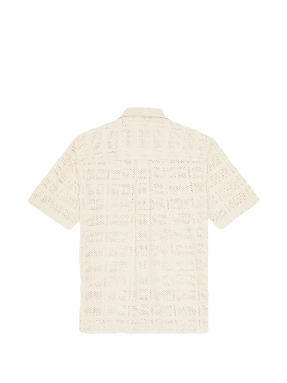 Les Deux Charlie opengewerkte overhemd Beige
