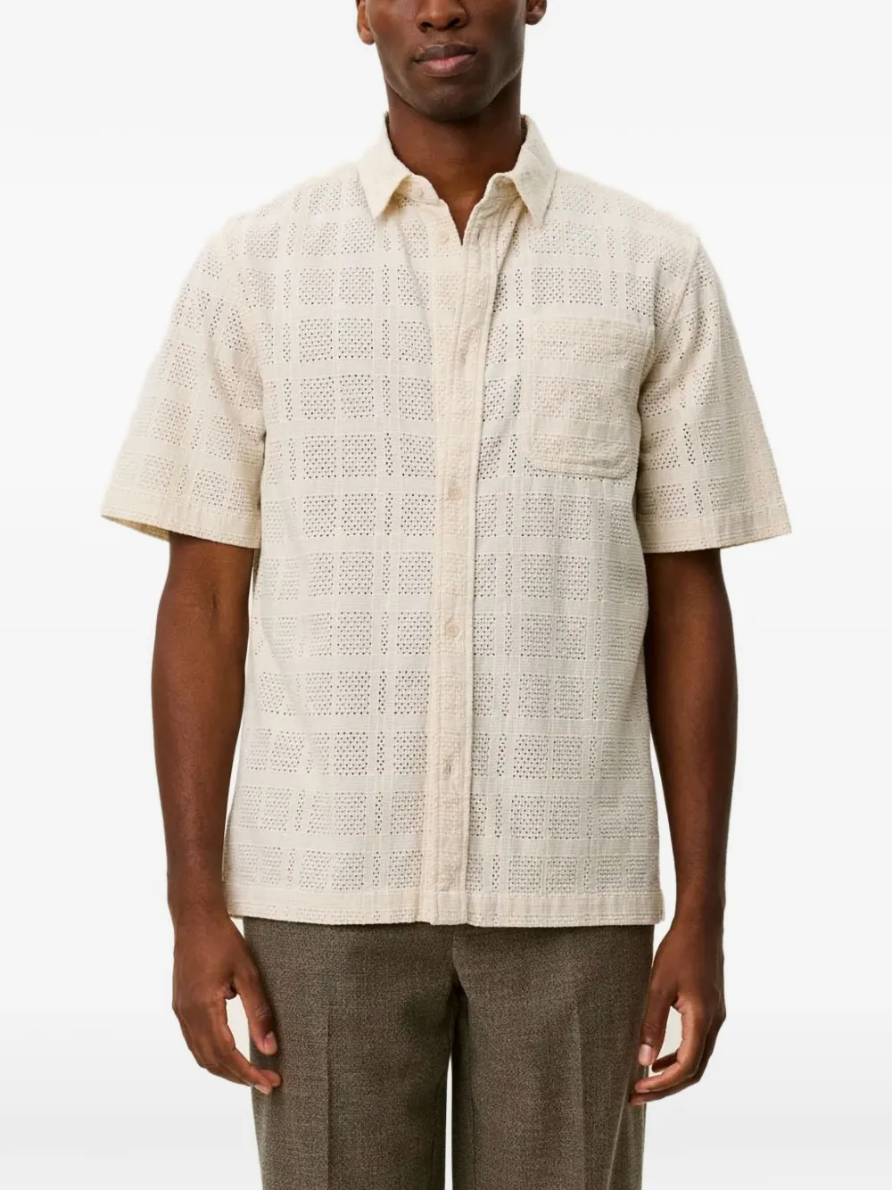  Les Deux Charlie Open-work Shirt - Neutrals 