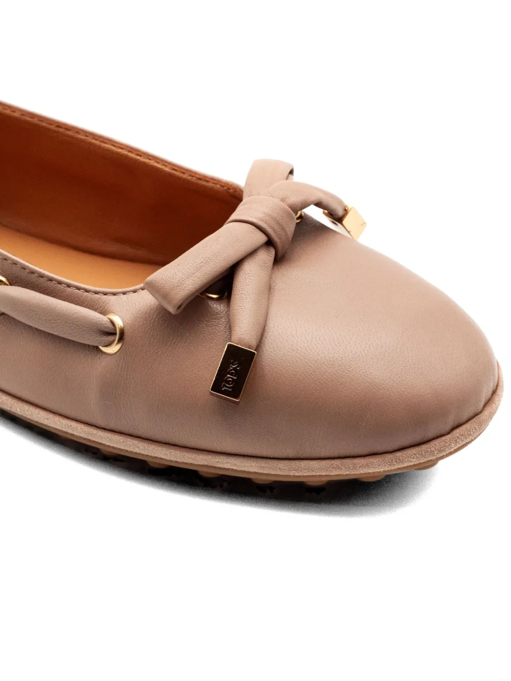 Tod's Ballerina's met strikdetail Beige