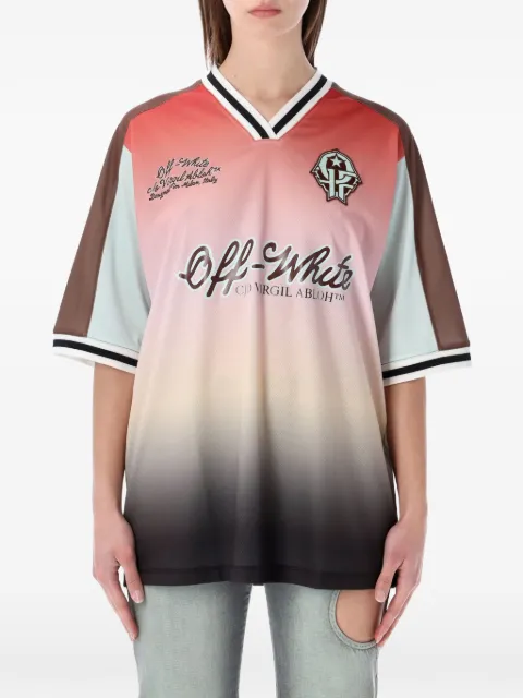 Off-White Soccer V-neck T-shirt