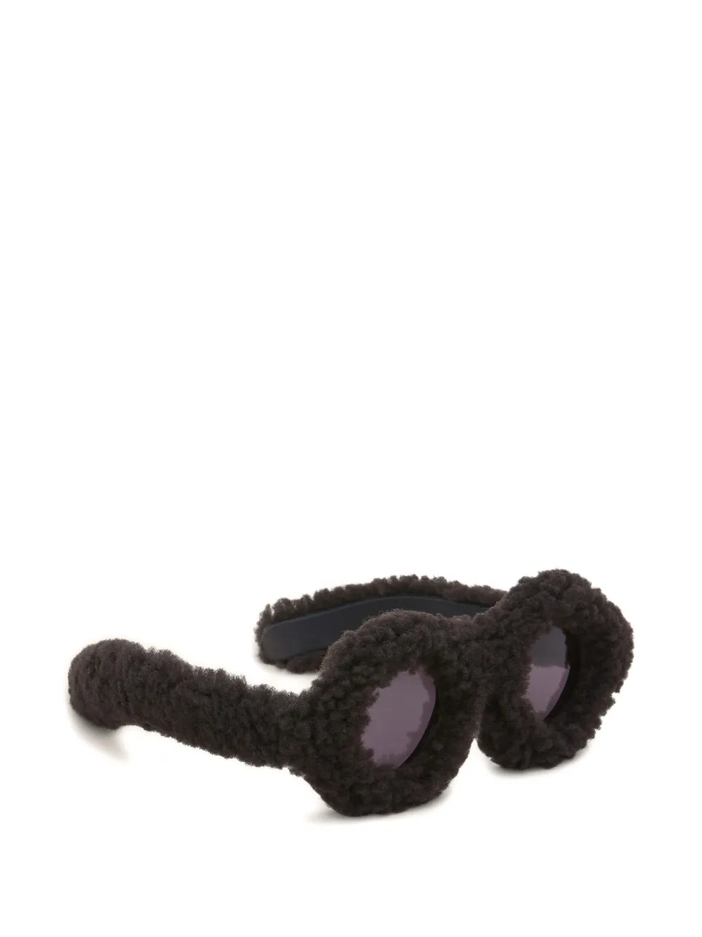 Marni Furry Jantu zonnebril Zwart