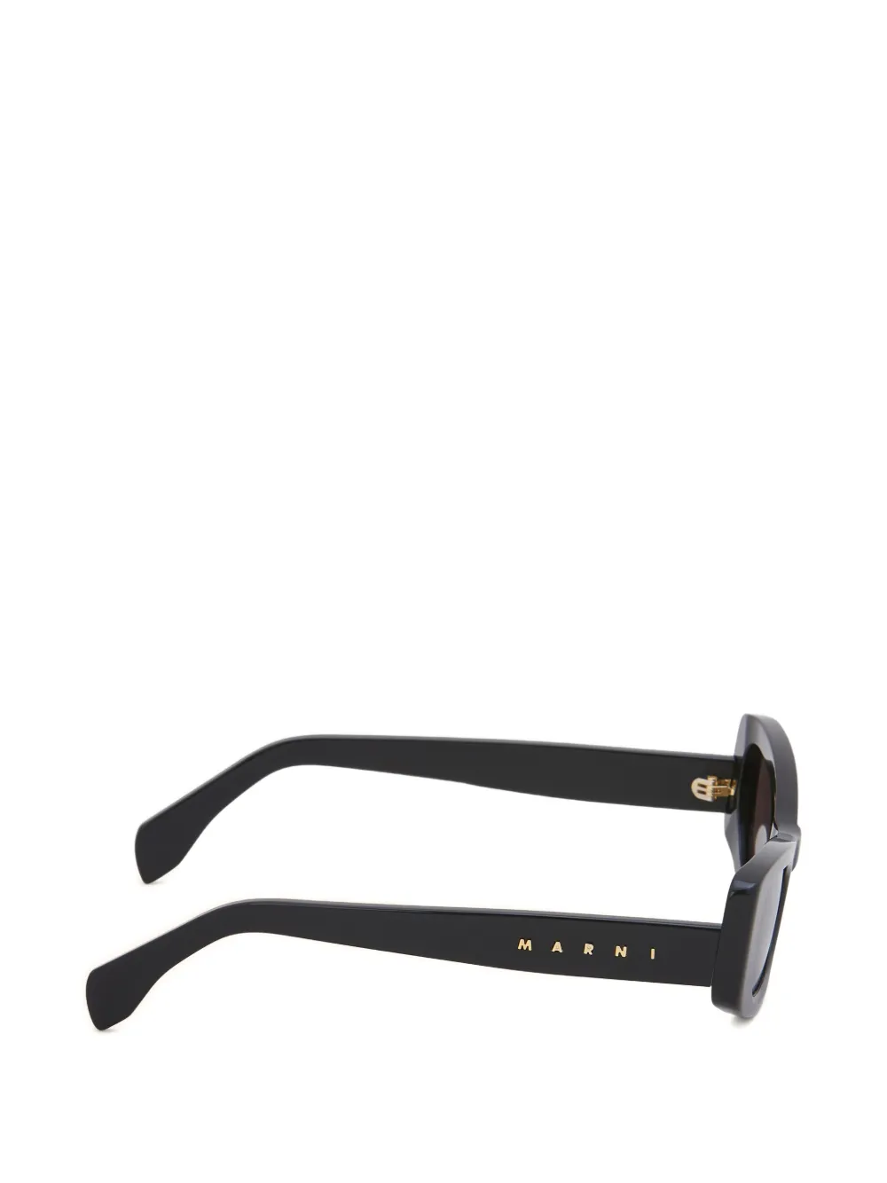  Marni Nyami Rectangular Butterfly Sunglasses - Black 