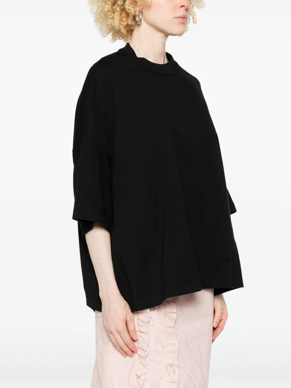  Plan C Crew-neck T-shirt - Black 
