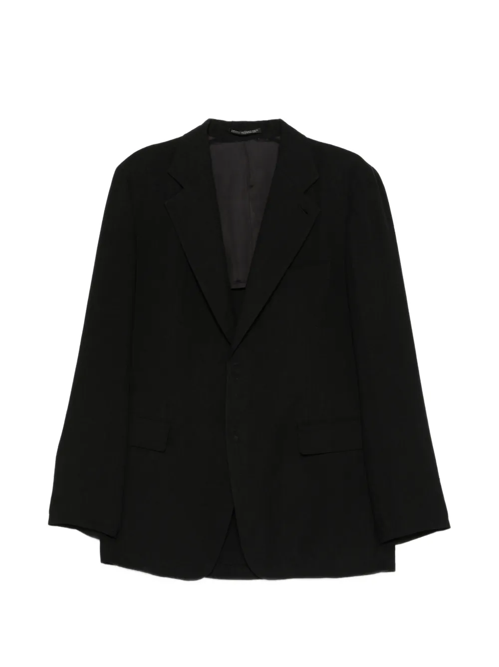 Yohji Yamamoto linen blazer - Nero