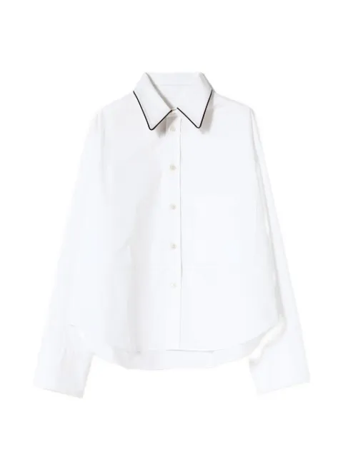 Plan C buttoned collar shirt