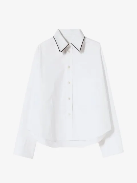 Plan C buttoned collar shirt