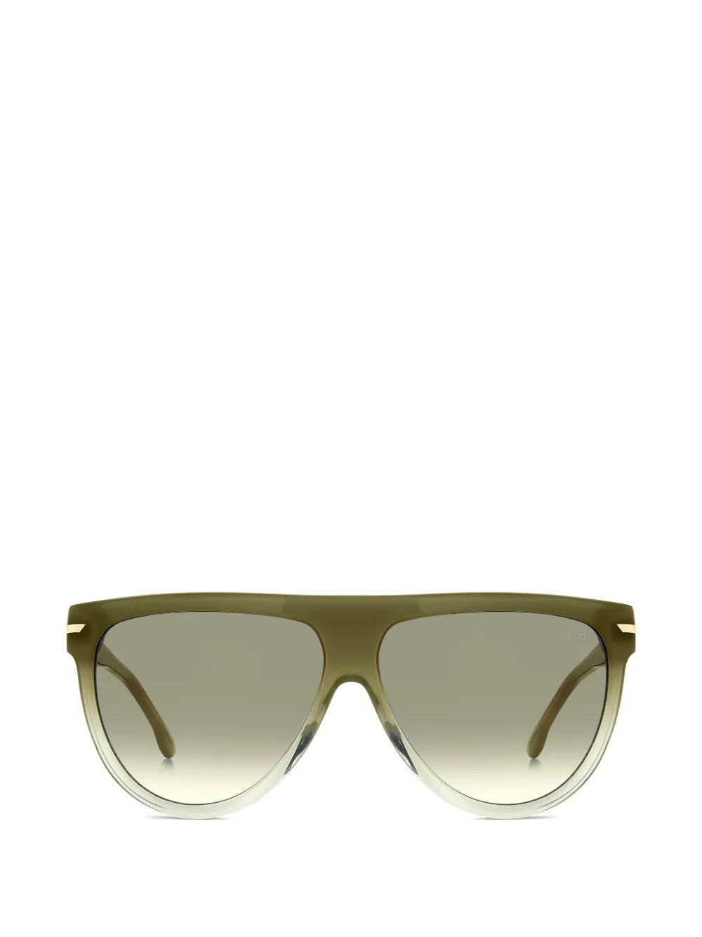 Victoria Beckham Eyewear pilot-frame sunglasses - Verde
