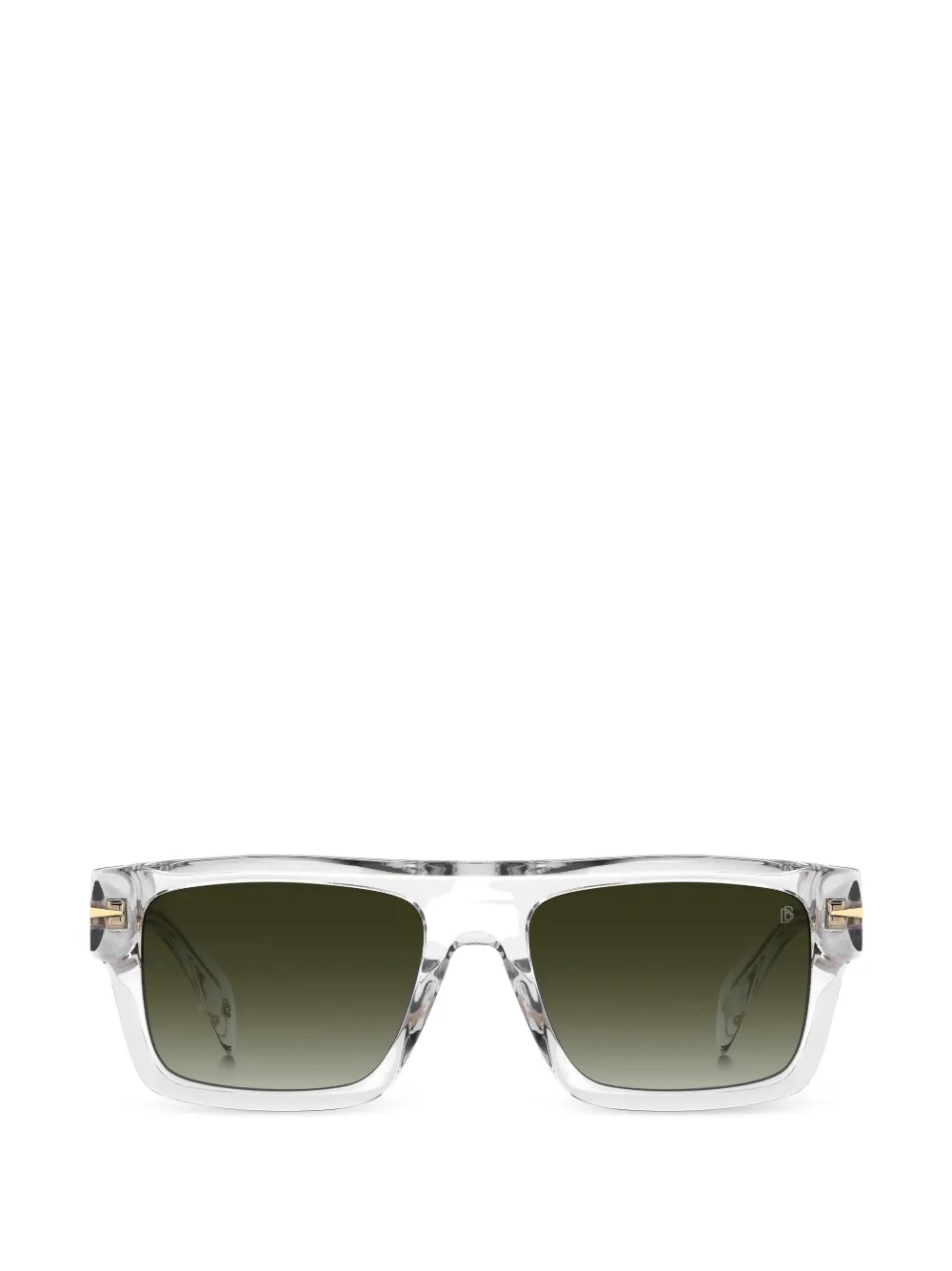 Eyewear by David Beckham Zonnebril met rechthoekig montuur Wit